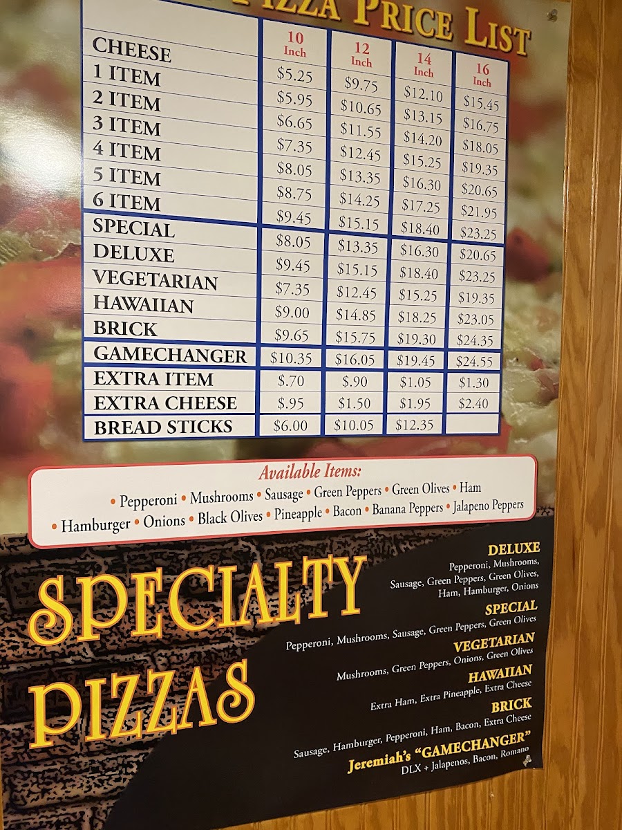 Menu Steve's Pizza-3